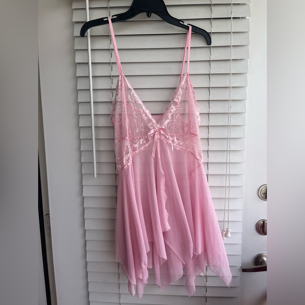 fairy lingerie 2000s nightie slip mesh tank top lace bra